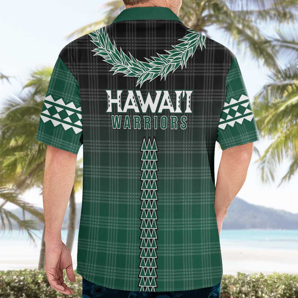 Rainbow Warriors Hawaii Palaka Hawaiian Shirt Maile Lei - Polynesian Pride