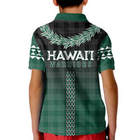 Rainbow Warriors Hawaii Palaka Kid Polo Shirt Maile Lei - Polynesian Pride