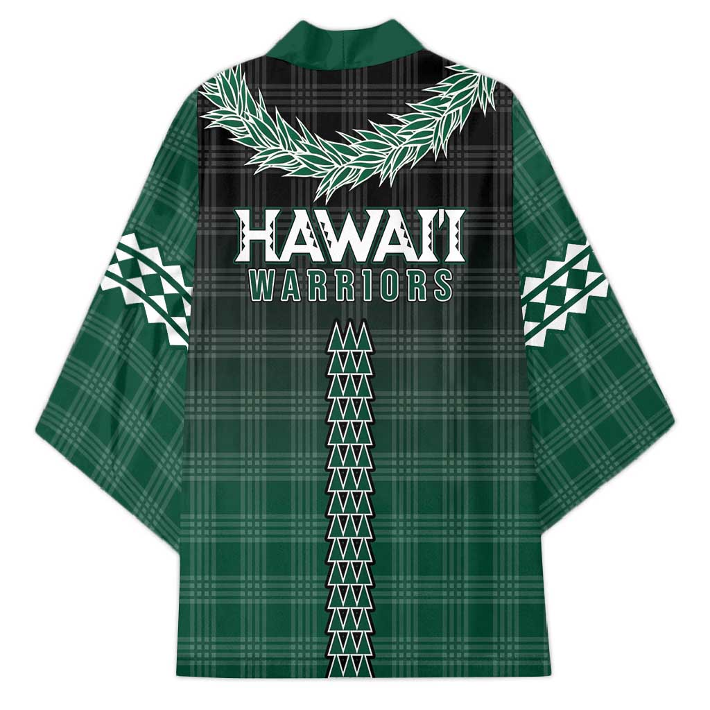 Rainbow Warriors Hawaii Palaka Kimono Maile Lei LT7 - Polynesian Pride