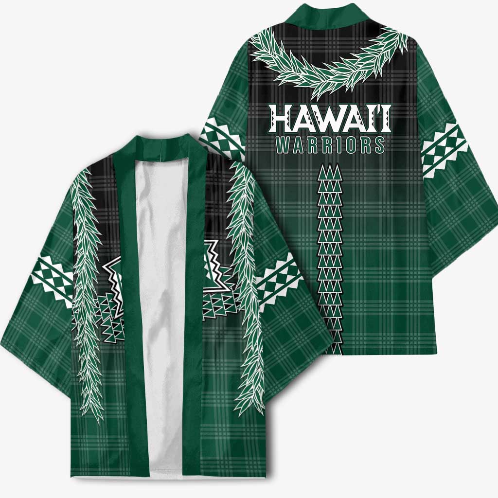 Rainbow Warriors Hawaii Palaka Kimono Maile Lei LT7 - Polynesian Pride