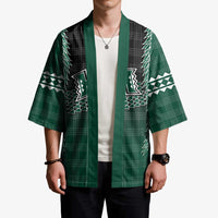 Rainbow Warriors Hawaii Palaka Kimono Maile Lei LT7 - Polynesian Pride