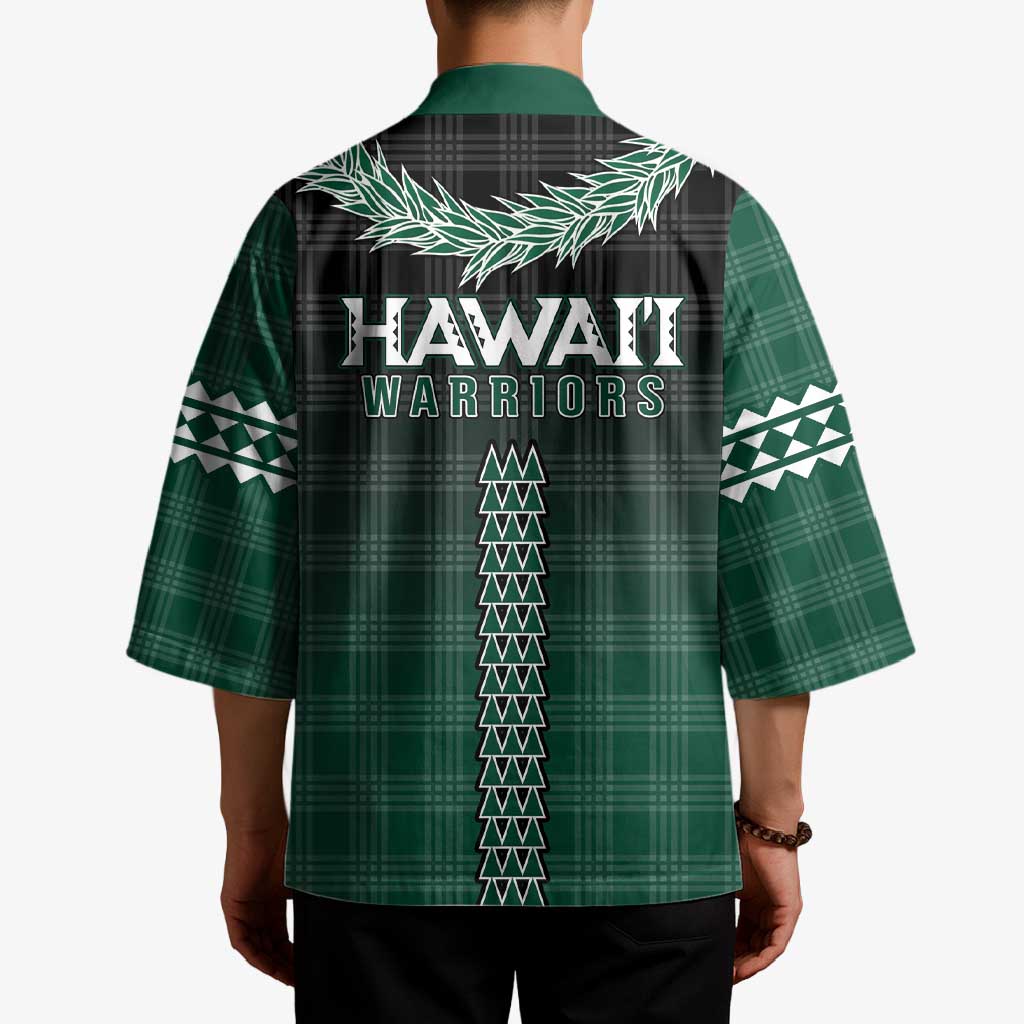 Rainbow Warriors Hawaii Palaka Kimono Maile Lei LT7 - Polynesian Pride