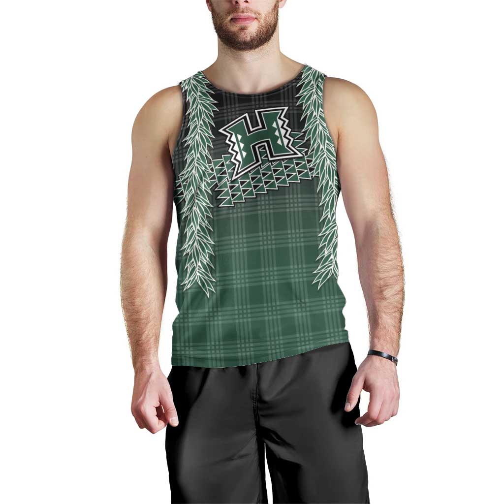 Rainbow Warriors Hawaii Palaka Men Tank Top Maile Lei LT7 - Polynesian Pride