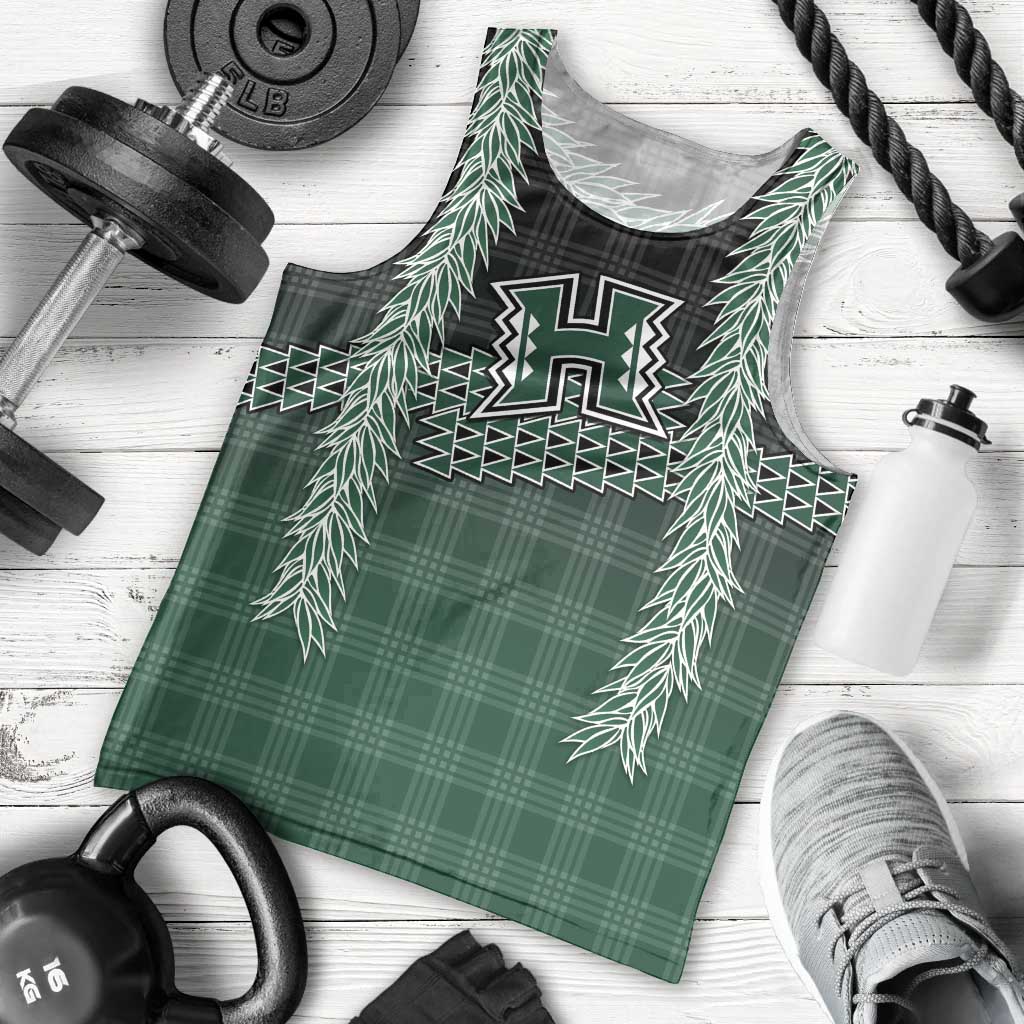 Rainbow Warriors Hawaii Palaka Men Tank Top Maile Lei LT7 - Polynesian Pride