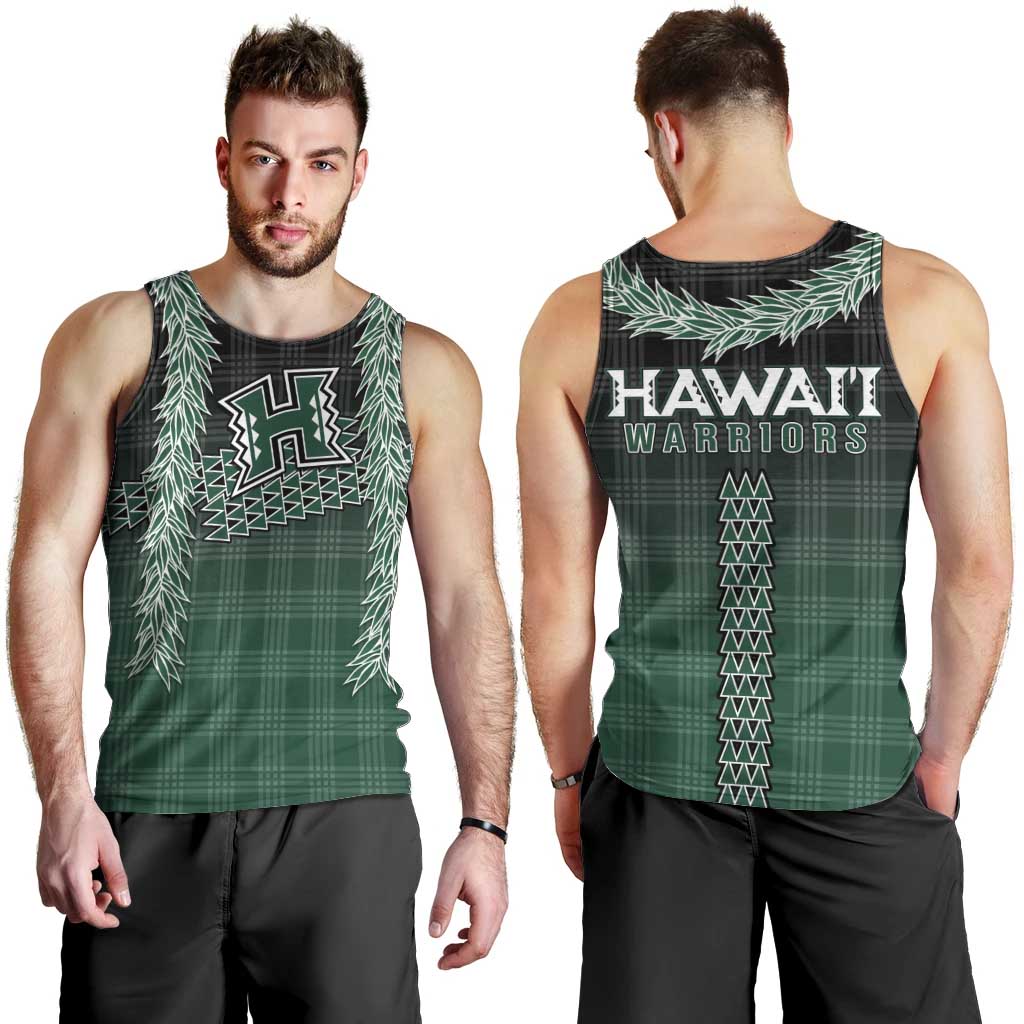 Rainbow Warriors Hawaii Palaka Men Tank Top Maile Lei LT7 - Polynesian Pride