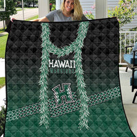 Rainbow Warriors Hawaii Palaka Quilt Maile Lei - Polynesian Pride