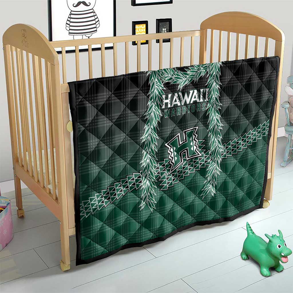 Rainbow Warriors Hawaii Palaka Quilt Maile Lei - Polynesian Pride