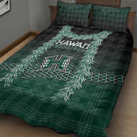 Rainbow Warriors Hawaii Palaka Quilt Bed Set Maile Lei - Polynesian Pride