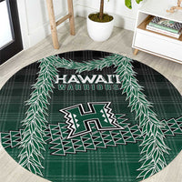 Rainbow Warriors Hawaii Palaka Round Carpet Maile Lei - Polynesian Pride