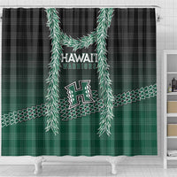 Rainbow Warriors Hawaii Palaka Shower Curtain Maile Lei - Polynesian Pride