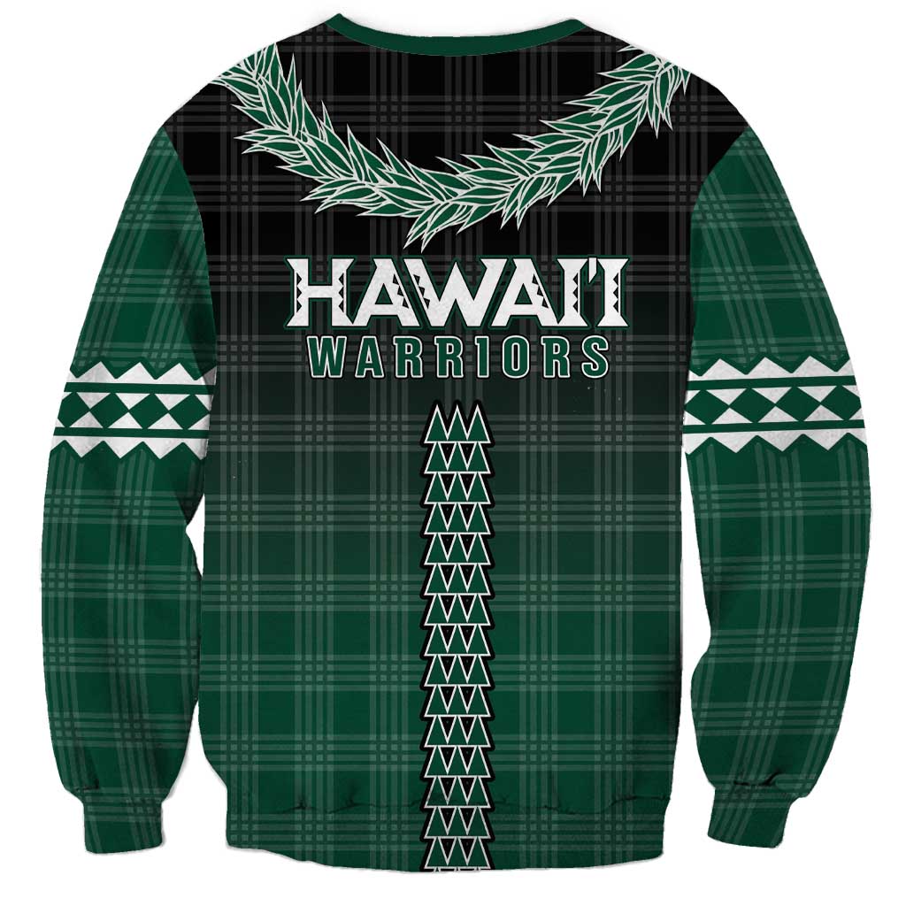 Rainbow Warriors Hawaii Palaka Sweatshirt Maile Lei LT7 - Polynesian Pride