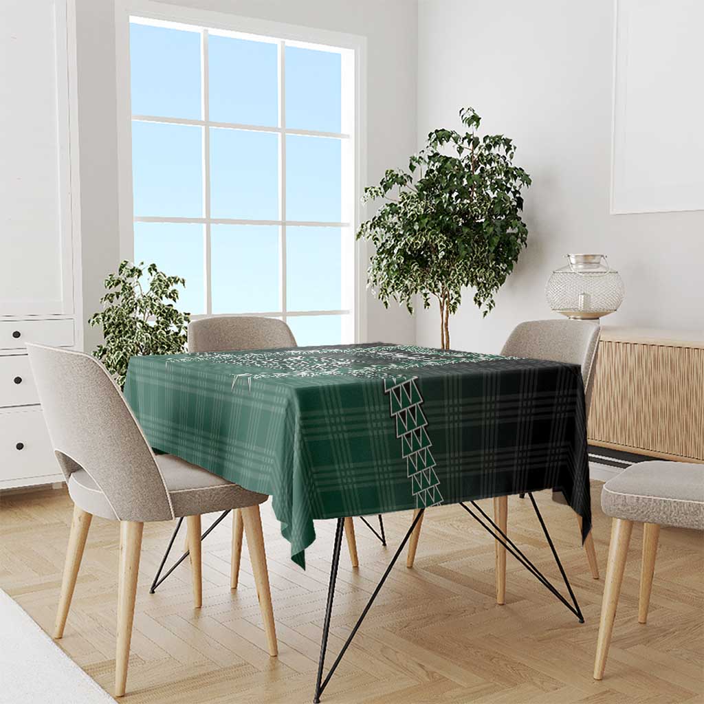 Rainbow Warriors Hawaii Palaka Tablecloth Maile Lei LT7 - Polynesian Pride