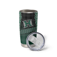 Rainbow Warriors Hawaii Palaka Tumbler Cup Maile Lei - Polynesian Pride