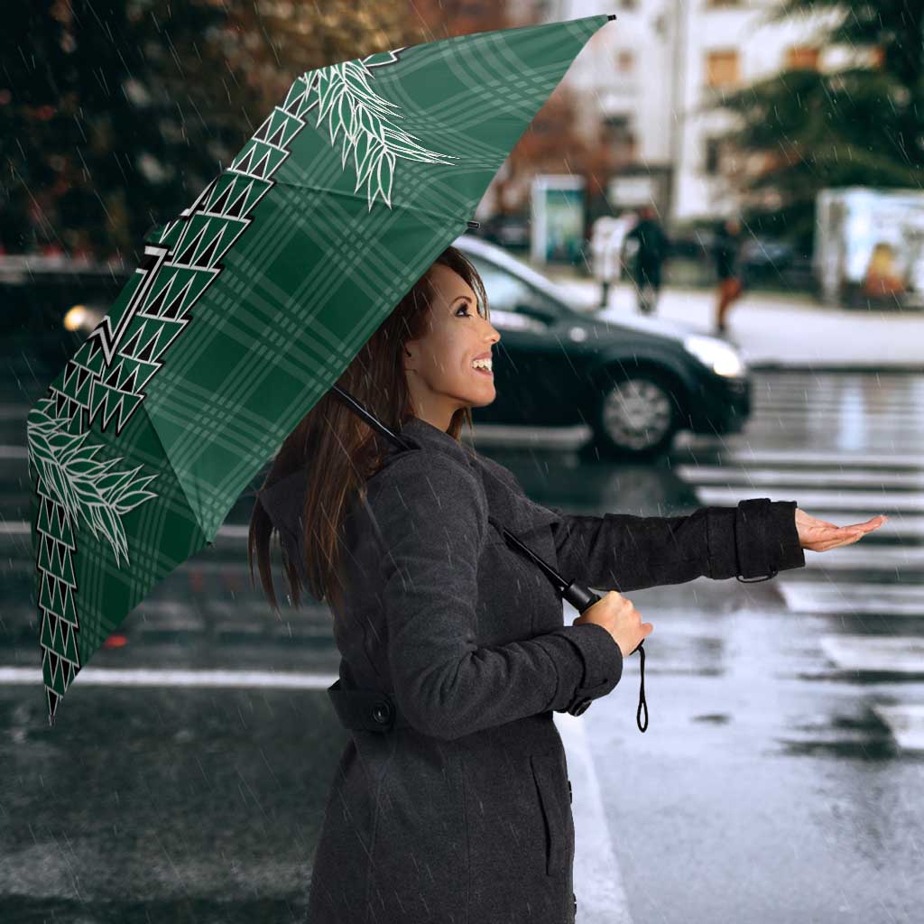 Rainbow Warriors Hawaii Palaka Umbrella Maile Lei LT7 - Polynesian Pride