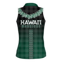 Rainbow Warriors Hawaii Palaka Women Sleeveless Polo Shirt Maile Lei LT7 - Polynesian Pride