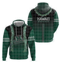 Rainbow Warriors Hawaii Palaka Zip Hoodie Maile Lei LT7 - Polynesian Pride