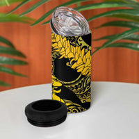 Hawaii Oahu Ilima Lei 4 in 1 Can Cooler Tumbler