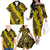 Hawaii Oahu Ilima Lei Family Matching Off Shoulder Long Sleeve Dress and Hawaiian Shirt LT7 - Polynesian Pride