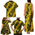 Hawaii Oahu Ilima Lei Family Matching Tank Maxi Dress and Hawaiian Shirt LT7 - Polynesian Pride