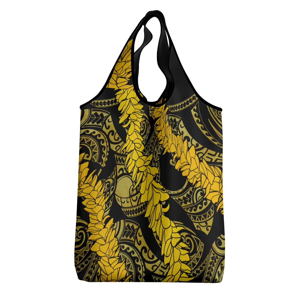 Hawaii Oahu Ilima Lei Grocery Bag LT7 - Polynesian Pride