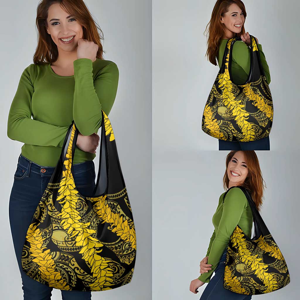 Hawaii Oahu Ilima Lei Grocery Bag LT7 - Polynesian Pride