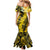 Hawaii Oahu Ilima Lei Mermaid Dress LT7 - Polynesian Pride