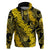 Hawaii Oahu Ilima Lei Zip Hoodie LT7 Pullover Hoodie Yellow - Polynesian Pride