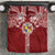 Tonga Independence Day Bedding Set Tongatapu Lion Ngatu Motifs