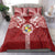 Tonga Independence Day Bedding Set Tongatapu Lion Ngatu Motifs