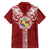 Tonga Independence Day Family Matching Puletasi and Hawaiian Shirt Tongatapu Lion Ngatu Motifs