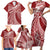 Tonga Independence Day Family Matching Short Sleeve Bodycon Dress and Hawaiian Shirt Tongatapu Lion Ngatu Motifs