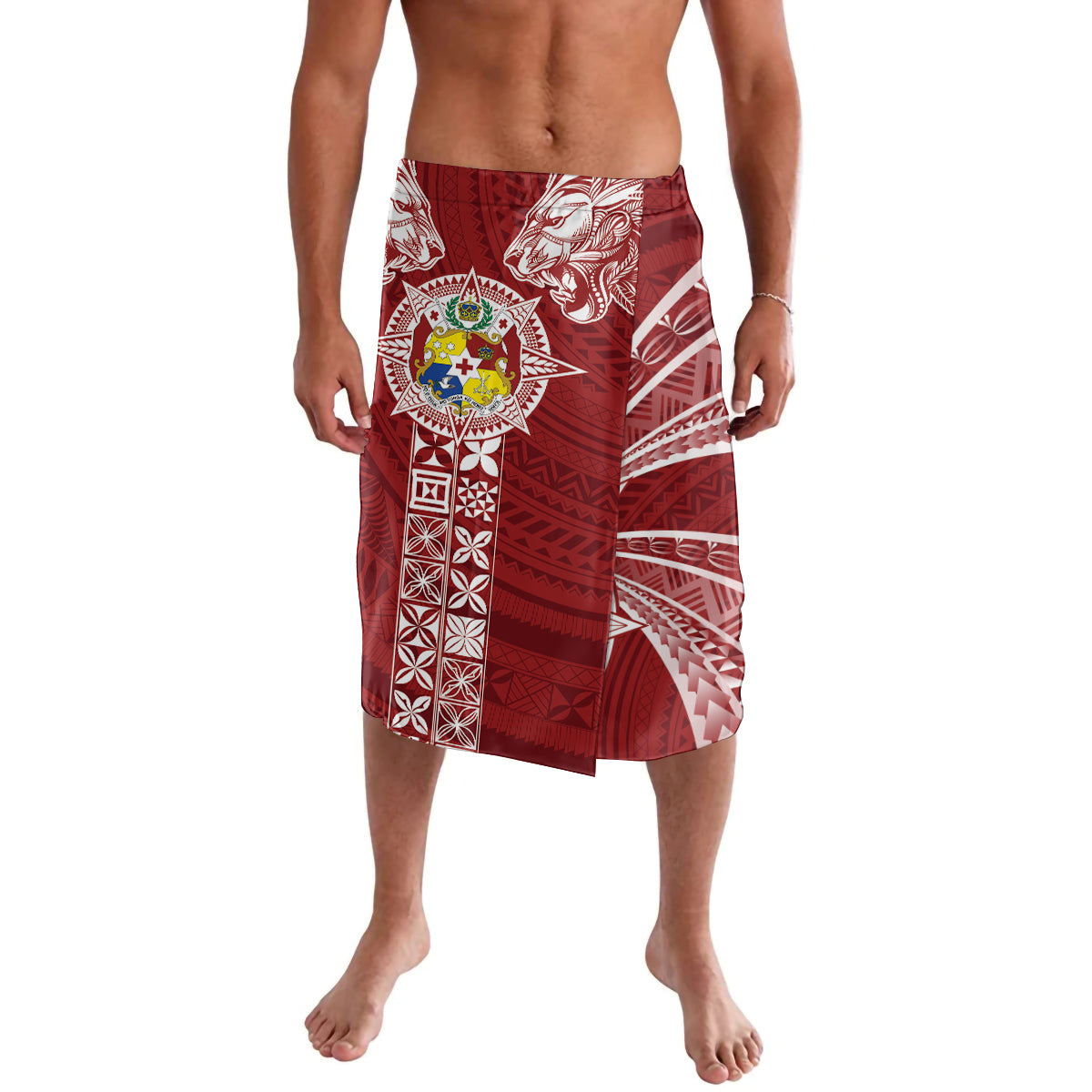 Tonga Independence Day Lavalava Tongatapu Lion Ngatu Motifs