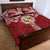 Tonga Independence Day Quilt Bed Set Tongatapu Lion Ngatu Motifs