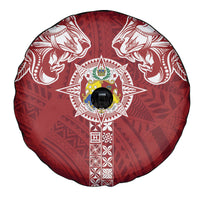 Tonga Independence Day Spare Tire Cover Tongatapu Lion Ngatu Motifs LT7 - Polynesian Pride