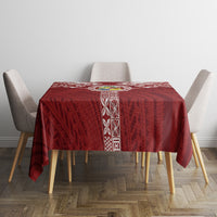 Tonga Independence Day Tablecloth Tongatapu Lion Ngatu Motifs LT7 - Polynesian Pride