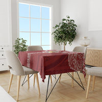 Tonga Independence Day Tablecloth Tongatapu Lion Ngatu Motifs LT7 - Polynesian Pride