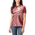 Tonga Independence Day Women Polo Shirt Tongatapu Lion Ngatu Motifs