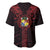 Tonga Independence Day Baseball Jersey Tongatapu Lion Ngatu Motifs Black Ver.