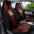 Tonga Independence Day Car Seat Cover Tongatapu Lion Ngatu Motifs Black Ver.