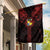 Tonga Independence Day Garden Flag Tongatapu Lion Ngatu Motifs Black Ver.