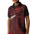 Tonga Independence Day Kid Polo Shirt Tongatapu Lion Ngatu Motifs Black Ver.