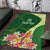 Fiji Ballantine Memorial High School Personalised Area Rug Masi Tapa Mix Plumeria