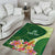 Fiji Ballantine Memorial High School Personalised Area Rug Masi Tapa Mix Plumeria