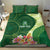 Fiji Ballantine Memorial High School Personalised Bedding Set Masi Tapa Mix Plumeria