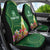 Fiji Ballantine Memorial High School Personalised Car Seat Cover Masi Tapa Mix Plumeria