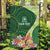 Fiji Ballantine Memorial High School Personalised Garden Flag Masi Tapa Mix Plumeria