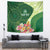 Fiji Ballantine Memorial High School Personalised Tapestry Masi Tapa Mix Plumeria