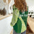 Fiji Ballantine Memorial High School Personalised Women Casual Shirt Masi Tapa Mix Plumeria