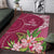 Fiji Adi Cakobau School Personalised Area Rug Masi Tapa Mix Plumeria