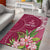 Fiji Adi Cakobau School Personalised Area Rug Masi Tapa Mix Plumeria